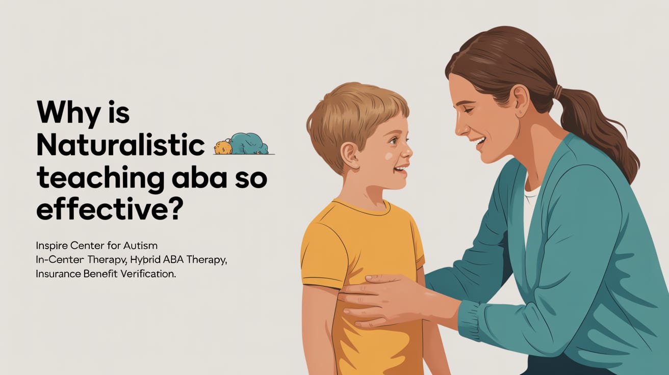 Illustration for Why is Naturalistic Teaching ABA So Effective? — Applied behavior analysis therapist